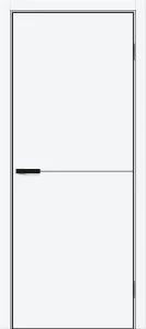 Межкомнатная дверь Браво-0.А White Silk BR6535