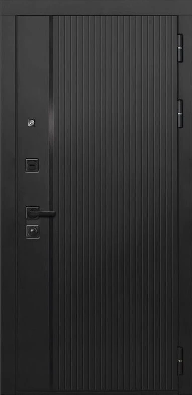 Входная дверь ДвериПРО L-45 ФЛ-609 (L-52, 10мм, белый матовый) DPRO220587 внешняя сторона