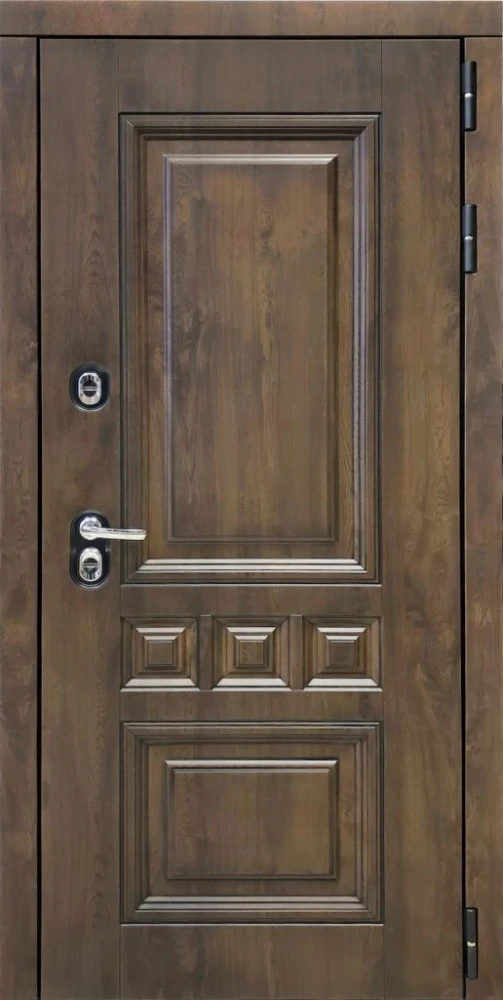 Входная дверь ДвериПРО Аура СБ-3 листв. бел. (21 беленый дуб) DPRO220830 внешняя сторона