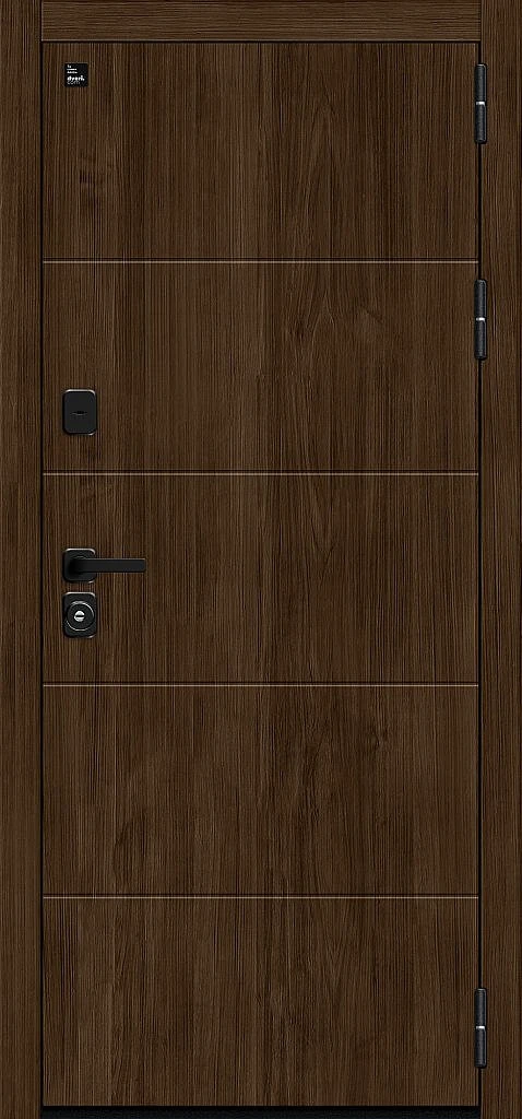 Входная дверь Глори/SBlack Pecan/Cappuccino Melinga BR6386 внешняя сторона