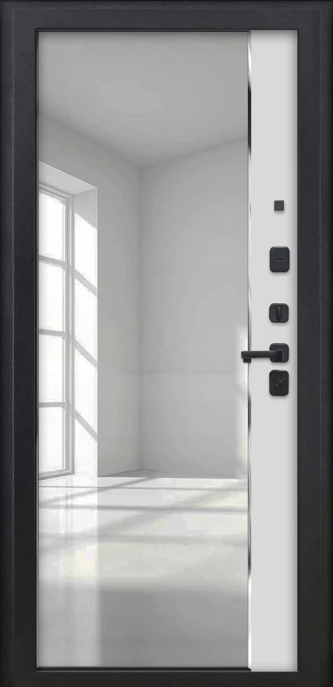 Входная дверь ДвериПРО Л-3б ФЛЗ-618 Белый матовый DPRO222429 внутренняя сторона