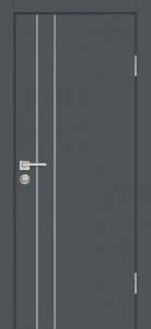 Межкомнатная дверь П-14 Графит матовый