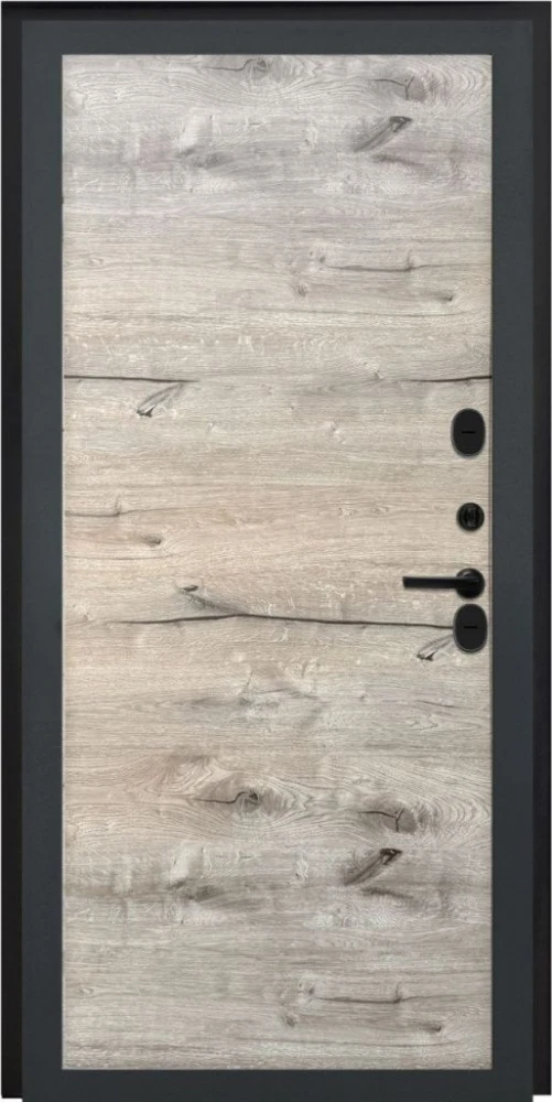 Входная дверь ДвериПРО Л-3б Без фрезеровки Дуб пацифик горизонт DPRO222681 внутренняя сторона