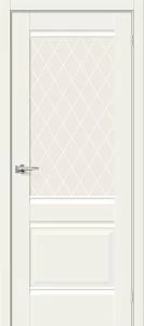 Межкомнатная дверь Прима-3 White Mix BR4040