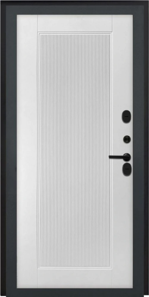 Входная дверь ДвериПРО L-3b ПВХ 10мм Астрод Velutto Bianco DPRO201282 внутренняя сторона