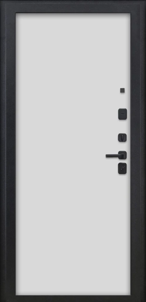 Входная дверь ДвериПРО Берген Гладкая белый матовый DPRO220850 внутренняя сторона