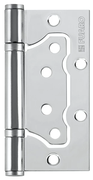 Фото Петля универсальная без врезки IN4500W-BL CP (500-2BB/BL 100x2,5) хром БЛИСТЕР