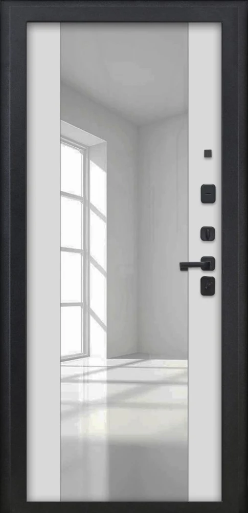 Входная дверь ДвериПРО Берген ФЛЗ -1 белый матовый DPRO220958 внутренняя сторона