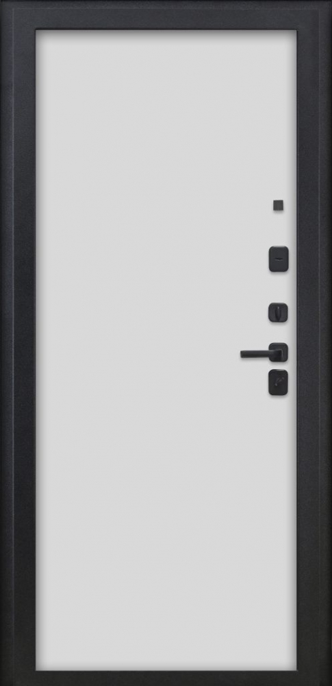 Входная дверь ДвериПРО L-3b Гладкая белый матовый DPRO220833 внутренняя сторона
