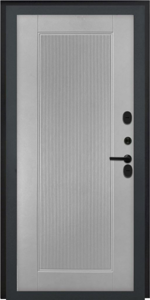 Входная дверь ДвериПРО Модель L-48 ПВХ 10мм Астрод Velutto Grigio DPRO221186 внутренняя сторона