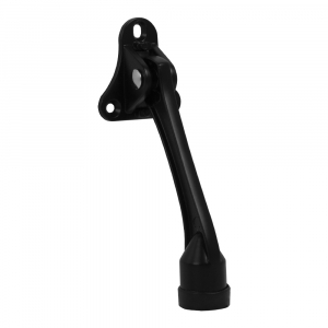 Упор дверной напольный STOPPER-100 BL (черный) козья ножка